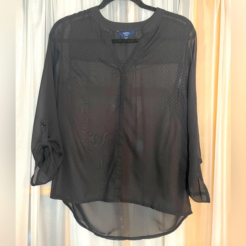 Itm 0014 Reitmans 3/4 blouse size SM
